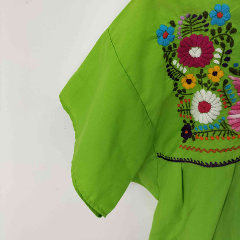 メキシコ刺繍 ブラウス レディース